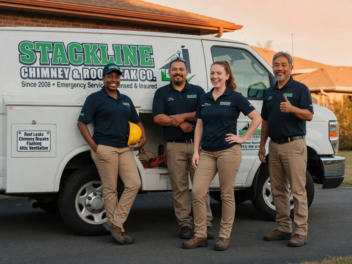Chimney flashing repair company in Dwight, KS